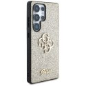 Guess Fixed Glitter Big 4G Metal Logo - Etui do Samsung Galaxy S25 Ultra (złoty)