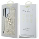 Guess Fixed Glitter Big 4G Metal Logo - Etui do Samsung Galaxy S25 Ultra (złoty)