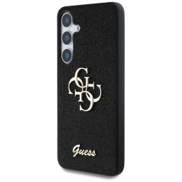 Guess Fixed Glitter Big 4G Metal Logo - Etui do Samsung Galaxy S25 (czarny)