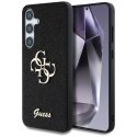 Guess Fixed Glitter Big 4G Metal Logo - Etui do Samsung Galaxy S25+ (czarny)