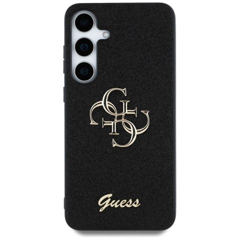 Guess Fixed Glitter Big 4G Metal Logo - Etui do Samsung Galaxy S25+ (czarny)