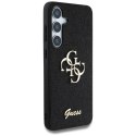Guess Fixed Glitter Big 4G Metal Logo - Etui do Samsung Galaxy S25+ (czarny)