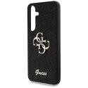 Guess Fixed Glitter Big 4G Metal Logo - Etui do Samsung Galaxy S25+ (czarny)