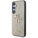 Guess Fixed Glitter Big 4G Metal Logo - Etui do Samsung Galaxy S25+ (złoty)