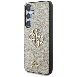 Guess Fixed Glitter Big 4G Metal Logo - Etui do Samsung Galaxy S25+ (złoty)