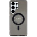 Guess Rhinestones Printed Classic Logo MagSafe - Etui do Samsung Galaxy S25 Ultra (czarny)