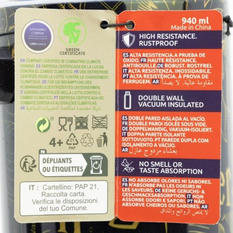 Harry Potter - Kubek termiczny ze stali nierdzewnej XL Rambler z kolekcji Golden Magic 940 ml