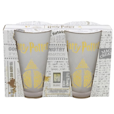 Harry Potter - Zestaw dwóch szklanek w ozdobnym pudełku z kolekcji Golden Magic 490 ml