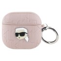 Karl Lagerfeld Monogram Karl Head - Etui AirPods 4 (różowy)