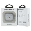 Karl Lagerfeld Monogram Karl Head - Etui AirPods 4 (srebrny)
