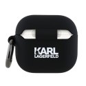 Karl Lagerfeld Silicone Choupette Head 3D - Etui AirPods 4 (czarny)