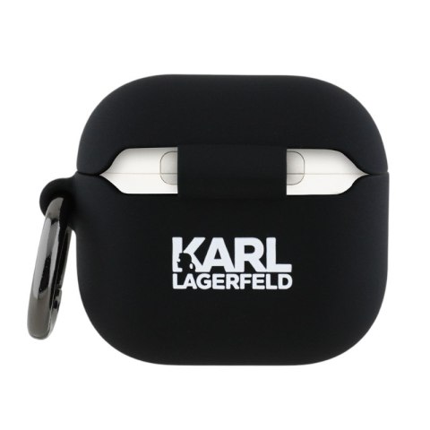 Karl Lagerfeld Silicone Choupette Head 3D - Etui AirPods 4 (czarny)