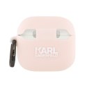 Karl Lagerfeld Silicone Choupette Head 3D - Etui AirPods 4 (różowy)