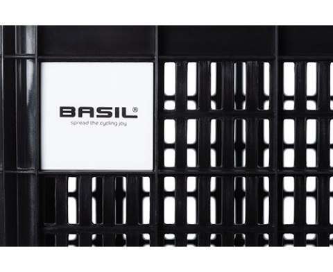 Kosz przedni/tylny na bagażnik BASIL BICYCLE CRATE L, 40L, recycled synthetic, black (NEW)