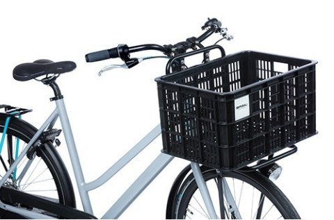 Kosz przedni/tylny na bagażnik BASIL BICYCLE CRATE L, 40L, recycled synthetic, black (NEW)