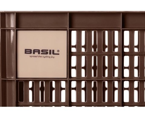 Kosz przedni/tylny na bagażnik BASIL BICYCLE CRATE M, 29.5L, recycled synthetic, brown (NEW)