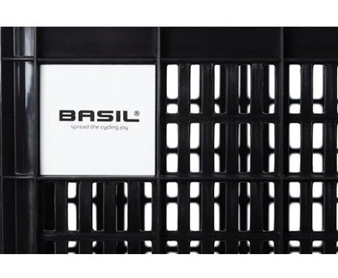 Kosz przedni/tylny na bagażnik BASIL BICYCLE CRATE M, 29.5L, recycled synthetic, black (NEW)
