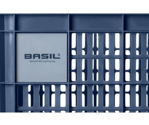 Kosz przedni/tylny na bagażnik BASIL BICYCLE CRATE M, 29.5L, recycled synthetic, bluestone (NEW)