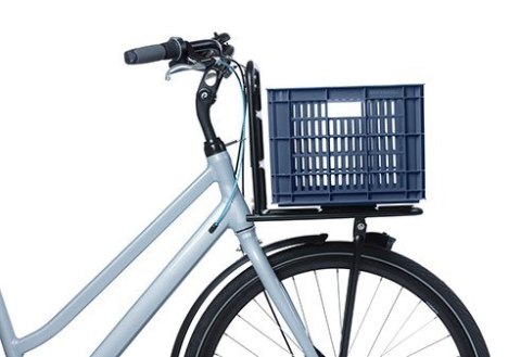 Kosz przedni/tylny na bagażnik BASIL BICYCLE CRATE M, 29.5L, recycled synthetic, bluestone (NEW)