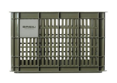 Kosz przedni/tylny na bagażnik BASIL BICYCLE CRATE M, 29.5L, recycled synthetic, moss green (NEW)