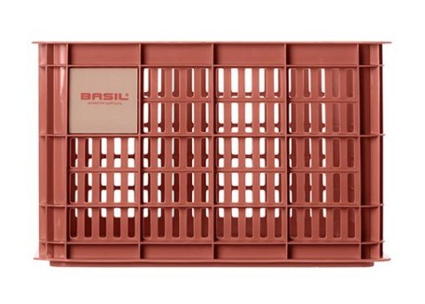 Kosz przedni/tylny na bagażnik BASIL BICYCLE CRATE M, 29.5L, recycled synthetic, terra red (NEW)