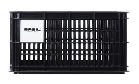 Kosz przedni/tylny na bagażnik BASIL BICYCLE CRATE S, 17.5L, recycled synthetic, black (NEW)
