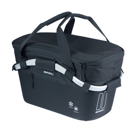 Kosz tylny na bagażnik BASIL CLASSIC CARRY ALL ISO COOL SYSTEM, MIK z adapterem do mocowania (ready to go), Adapter Plate 2.0 (b