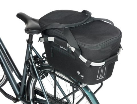 Kosz tylny na bagażnik BASIL CLASSIC CARRY ALL ISO COOL SYSTEM, MIK z adapterem do mocowania (ready to go), Adapter Plate 2.0 (b