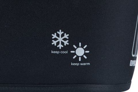 Kosz tylny na bagażnik BASIL CLASSIC CARRY ALL ISO COOL SYSTEM, MIK z adapterem do mocowania (ready to go), Adapter Plate 2.0 (b