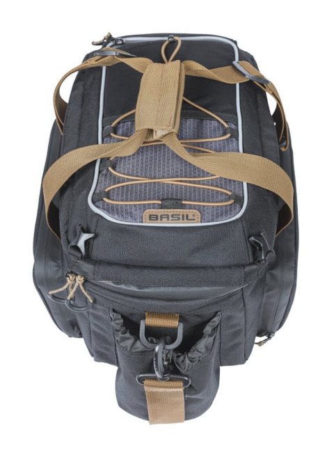 Torba na bagażnik BASIL MILES TRUNKBAG XL PRO MIK 9-36L, MIK System 2.0 (ready to go, 100% wodoodporna black slate (NEW)