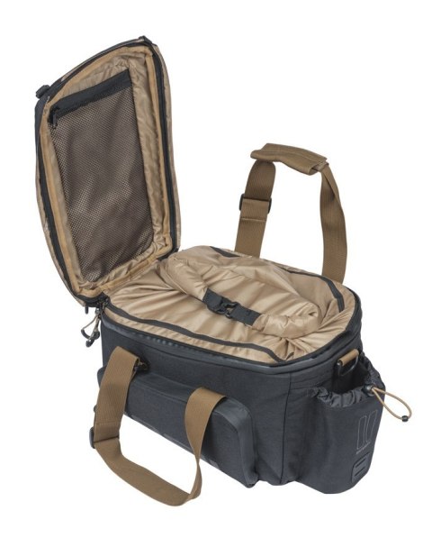 Torba na bagażnik BASIL MILES TRUNKBAG XL PRO MIK 9-36L, MIK System 2.0 (ready to go, 100% wodoodporna black slate (NEW)