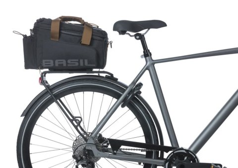 Torba na bagażnik BASIL MILES TRUNKBAG XL PRO MIK 9-36L, MIK System 2.0 (ready to go, 100% wodoodporna black slate (NEW)