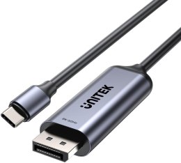 Adapter Unitek 8K USB-C do DisplayPort 1,5M - Przewód dwukierunkowy