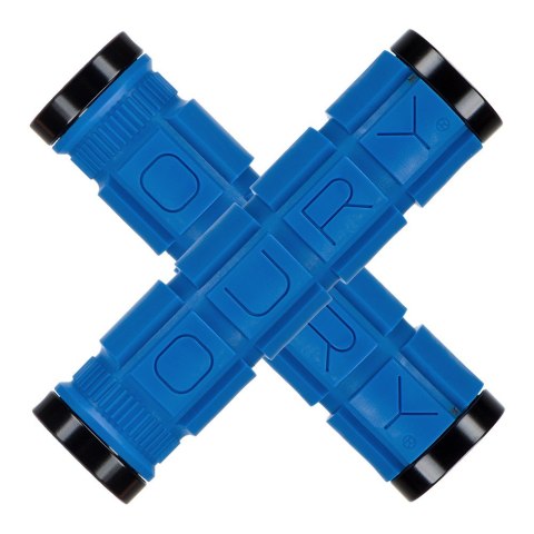 Chwyty kierownicy LIZARDSKINS Dual-Clamp Lock-On OURY - Blue (DWZ)