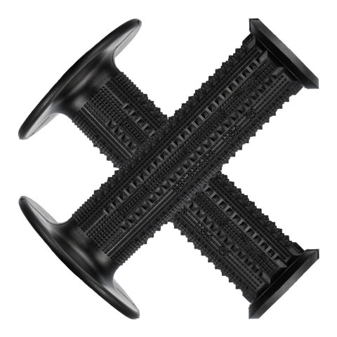 Chwyty kierownicy LIZARDSKINS Single Compound PYRAMID w/ Flange - Black (DWZ)