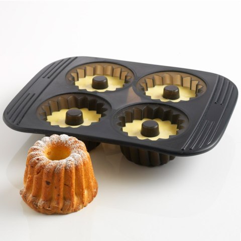 Forma silikonowa do babeczek z dziurką