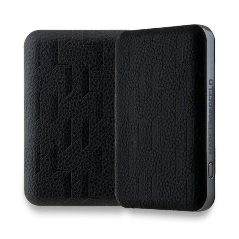 Karl Lagerfeld Choupette Head Pin MagSafe - Power Bank indukcyjny 5000 mAh 15W (czarny)