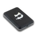 Karl Lagerfeld Choupette Head Pin MagSafe - Power Bank indukcyjny 5000 mAh 15W (czarny)