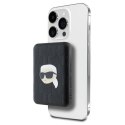 Karl Lagerfeld Karl Head Pin MagSafe - Power Bank indukcyjny 5000 mAh 15W (czarny)