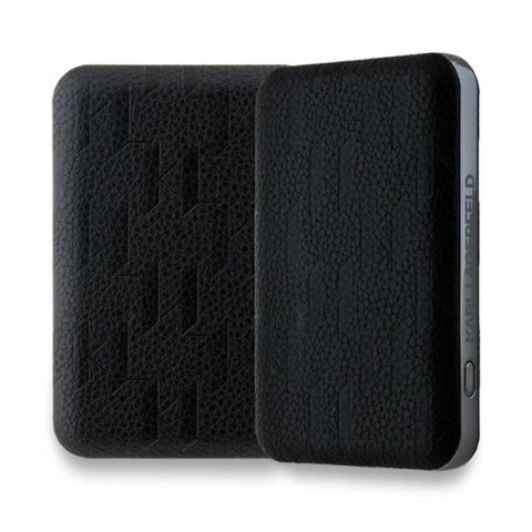 Karl Lagerfeld Karl Head Pin MagSafe - Power Bank indukcyjny 5000 mAh 15W (czarny)