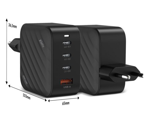ŁADOWARKA SIECIOWA USB XB-XC3 GaN3 Xblitz