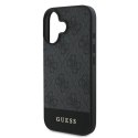 Guess 4G Bottom Stripe - Etui iPhone 16 Plus (szary)