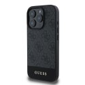 Guess 4G Bottom Stripe - Etui iPhone 16 Pro (szary)