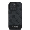 Guess 4G Bottom Stripe - Etui iPhone 16 Pro (szary)