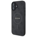 Guess 4G Ring Classic Logo MagSafe - Etui iPhone 16 (czarny)