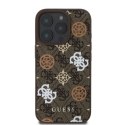 Guess Peony On 4G Background MagSafe - Etui iPhone 16 Pro (brązowy)