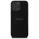 Guess Saffiano Classic Logo MagSafe - Etui iPhone 16 Pro Max (czarny)