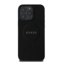 Guess Saffiano Classic Logo MagSafe - Etui iPhone 16 Pro (czarny)