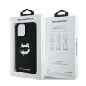 Karl Lagerfeld Silicone Choupette Head Print MagSafe - Etui iPhone 16 Pro Max (czarny)