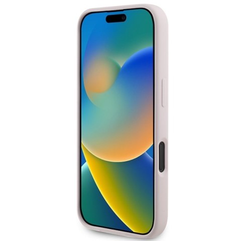 Karl Lagerfeld Silicone Karl & Choupette Ring MagSafe - Etui iPhone 16 Plus (różowy)